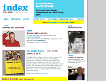 Tablet Screenshot of indexmagazine.com